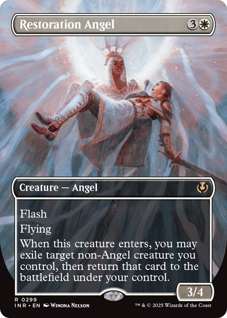 Restoration Angel (Borderless) [Innistrad Remastered] | Clutch Gaming