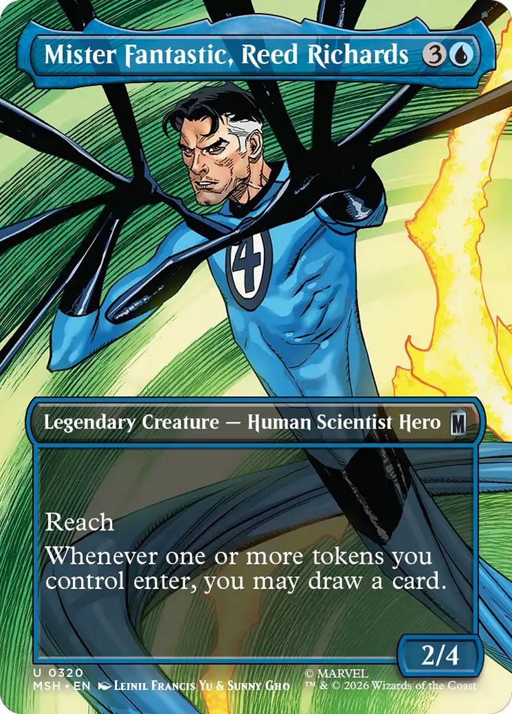 Mister Fantastic, Reed Richards (Borderless) [Marvel Super Heroes] | Clutch Gaming
