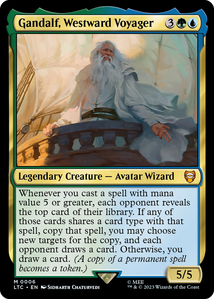 Gandalf, Westward Voyager [The Lord of the Rings: Tales of Middle-Earth Commander] | Clutch Gaming