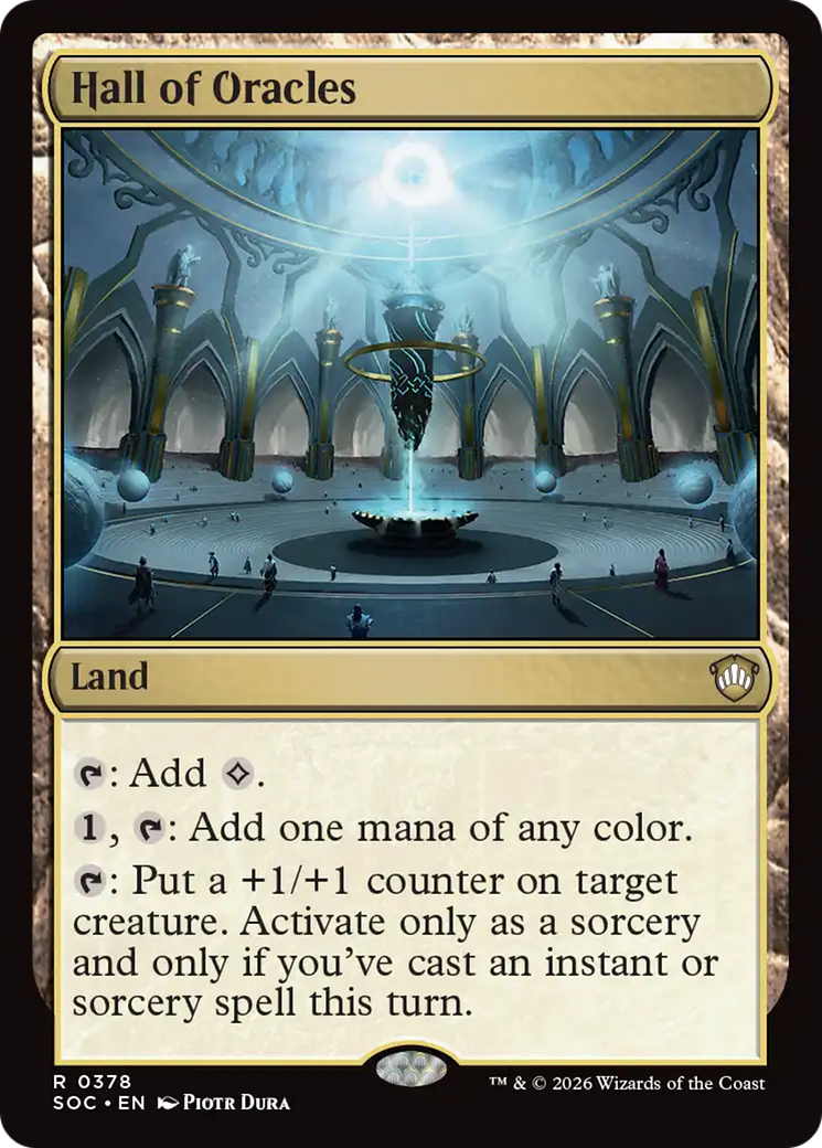 Hall of Oracles [Secrets of Strixhaven Commander] | Clutch Gaming