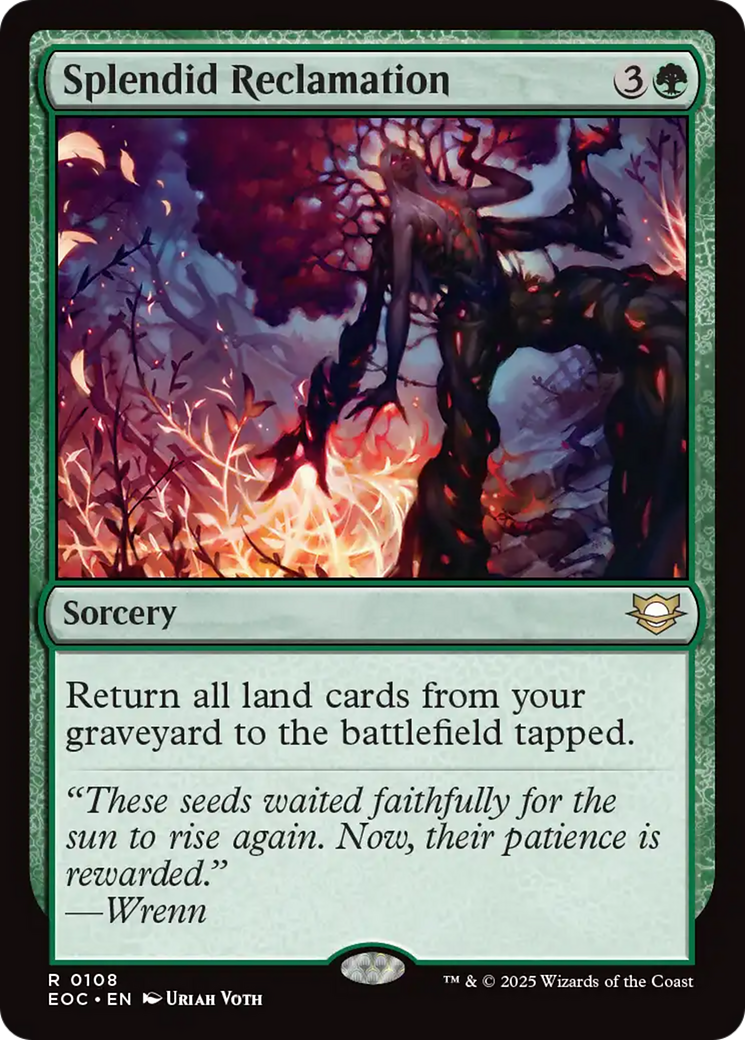 Splendid Reclamation [Edge of Eternities Commander] | Clutch Gaming