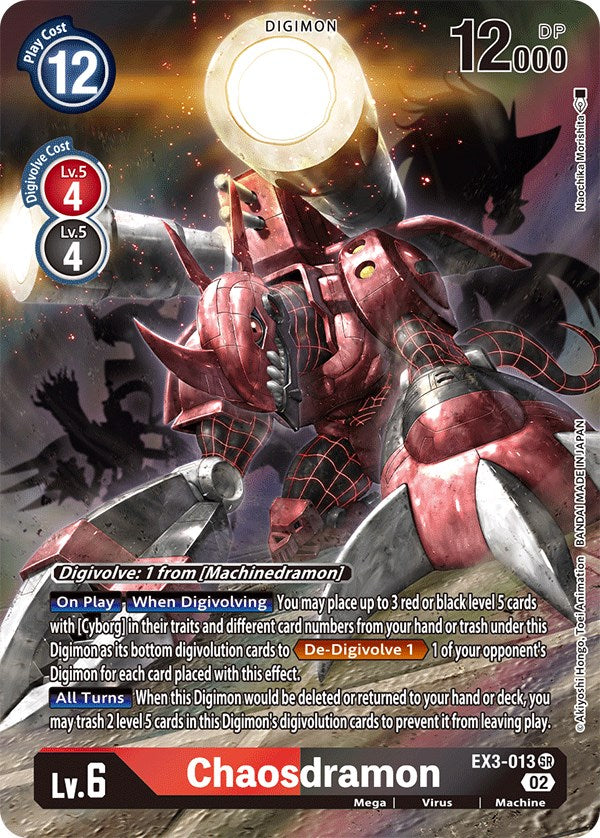 Chaosdramon [EX3-013] (Alternate Art) [Draconic Roar] | Clutch Gaming