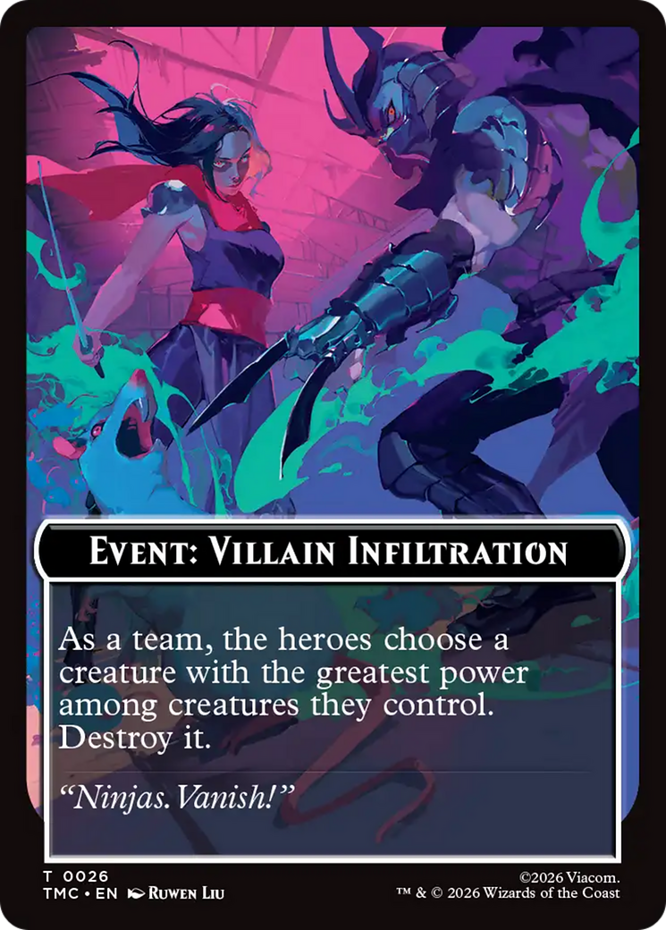 Event: Villain Infiltration [Teenage Mutant Ninja Turtles Commander Tokens] | Clutch Gaming