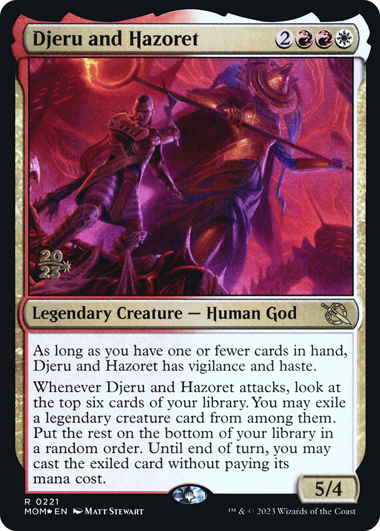 Djeru and Hazoret [March of the Machine Prerelease Promos] | Clutch Gaming