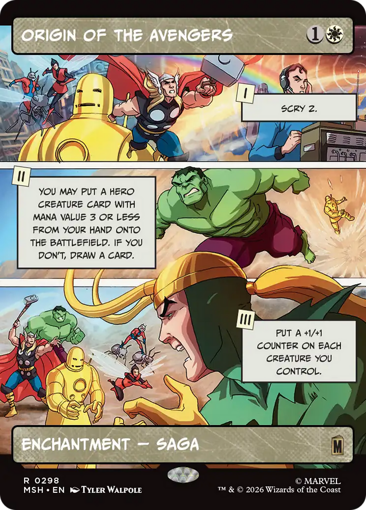 Origin of the Avengers (Borderless) [Marvel Super Heroes] | Clutch Gaming