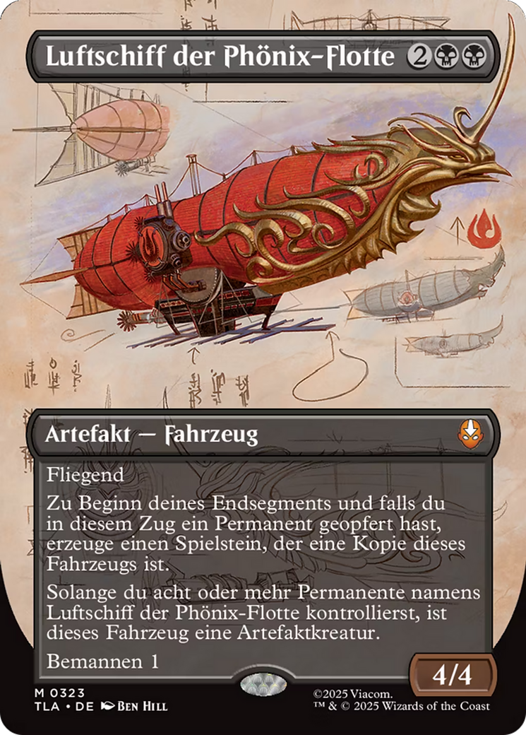 Phoenix Fleet Airship (Borderless) [Avatar: The Last Airbender] | Clutch Gaming