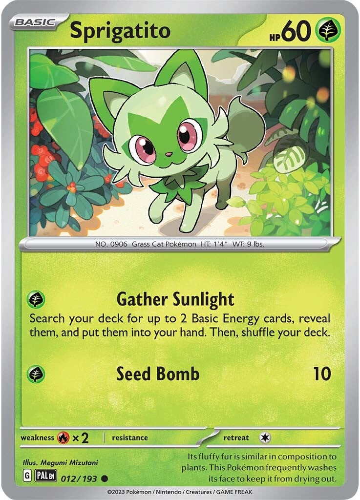 Sprigatito (012/193) [Scarlet & Violet: Paldea Evolved] | Clutch Gaming