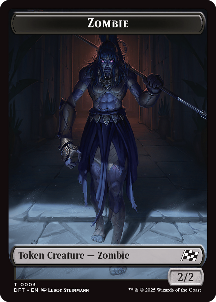 Elephant // Zombie (0003) Double-Sided Token [Aetherdrift Tokens] | Clutch Gaming