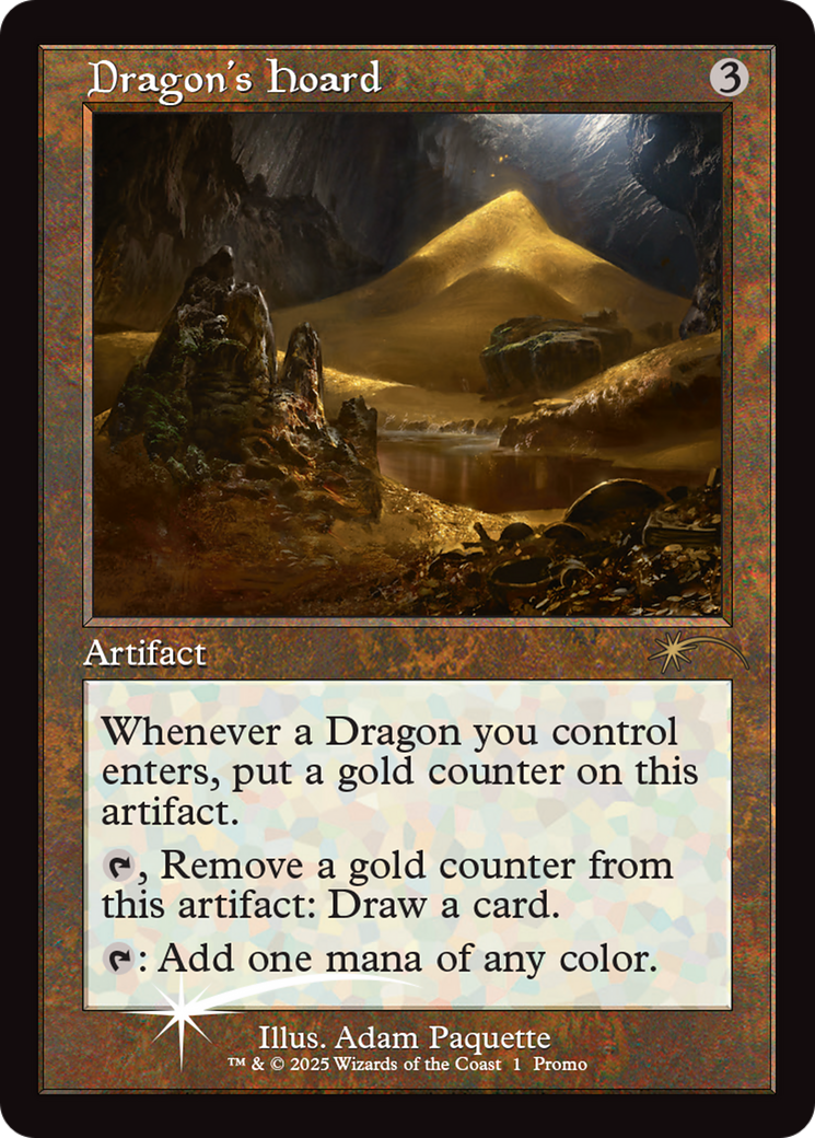 Dragon's Hoard (Retro Frame) [Wizards Play Network 2025] | Clutch Gaming