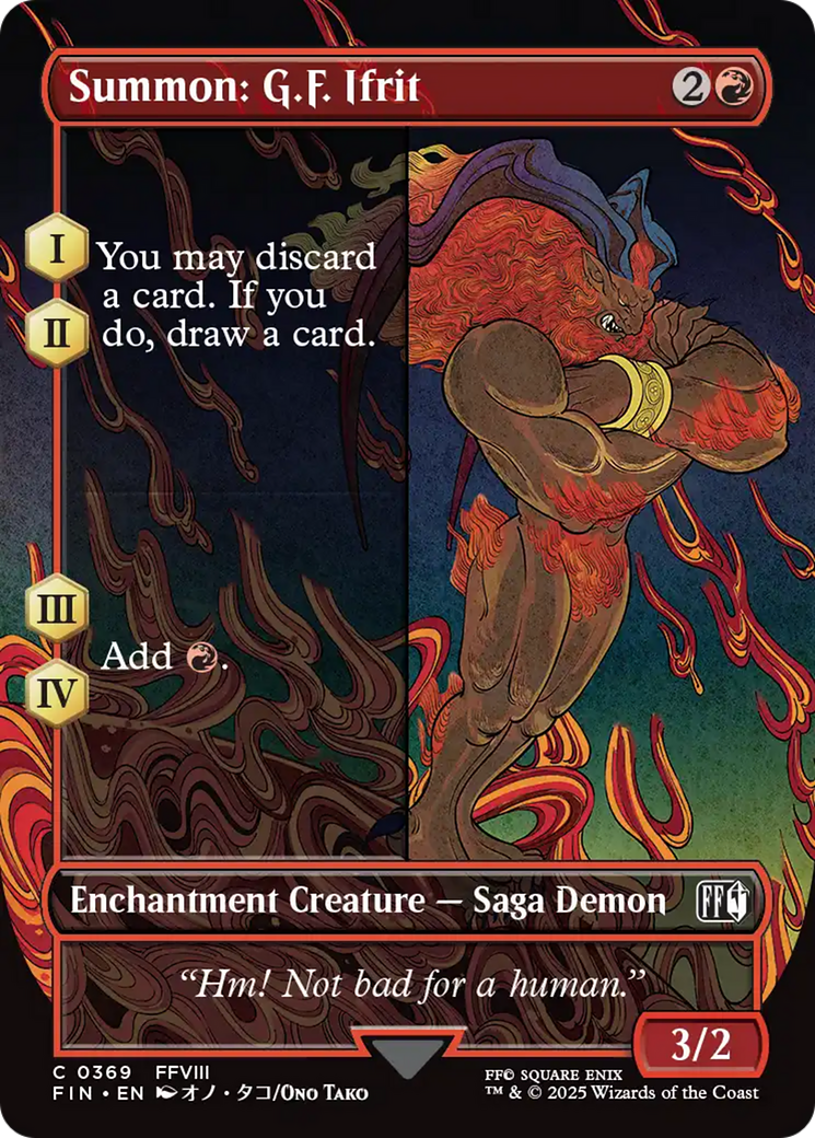 Summon: G.F. Ifrit (Borderless) [FINAL FANTASY] | Clutch Gaming