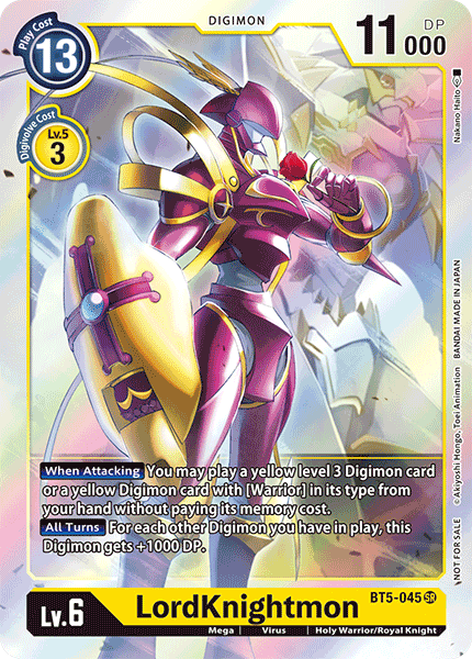 LordKnightmon [BT5-045] (Event Pack) [Battle of Omni Promos] | Clutch Gaming