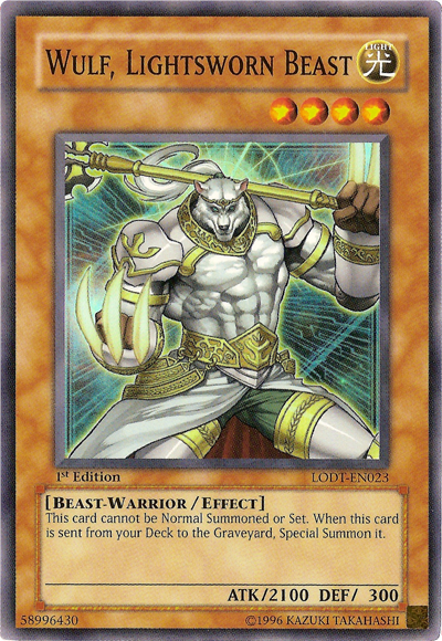 Wulf, Lightsworn Beast [LODT-EN023] Super Rare | Clutch Gaming