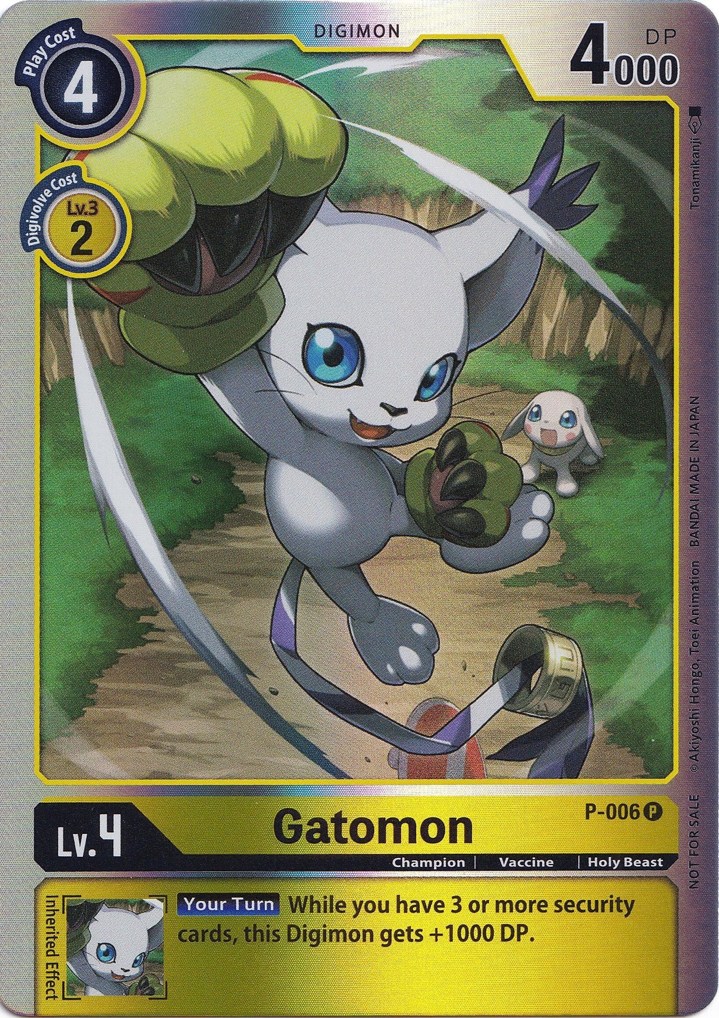 Gatomon [P-006] (Rainbow Foil) [Promotional Cards] | Clutch Gaming