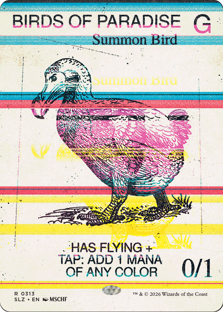 Birds of Paradise (0313) [Secret Lair x MSCHF: The Zeta Set] | Clutch Gaming