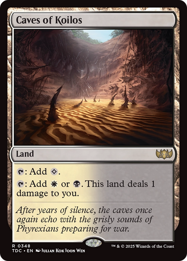 Caves of Koilos [Tarkir: Dragonstorm Commander] | Clutch Gaming