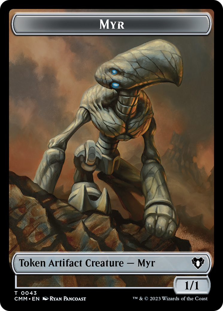 Myr Token [Commander Masters Tokens] | Clutch Gaming