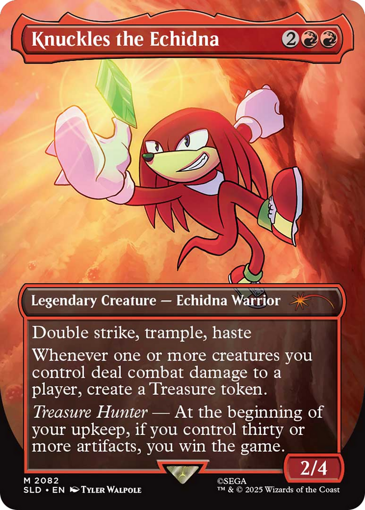 Knuckles the Echidna (Rainbow Foil) [Secret Lair Drop Series] | Clutch Gaming