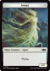 Angel // Spirit Double-Sided Token [Tarkir: Dragonstorm Commander Tokens] | Clutch Gaming