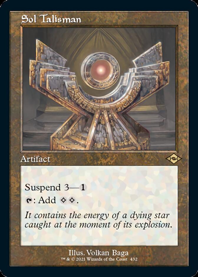 Sol Talisman (Retro Foil Etched) [Modern Horizons 2] | Clutch Gaming