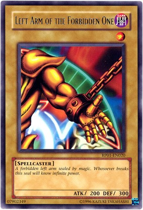 Left Arm of the Forbidden One [RP01-EN020] Rare | Clutch Gaming