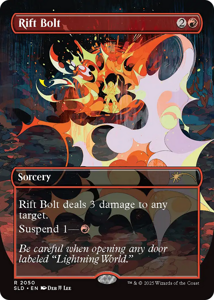 Rift Bolt (2050) (Rainbow Foil) [Secret Lair Drop Series] | Clutch Gaming