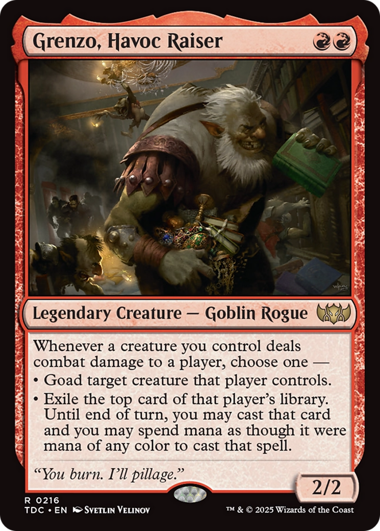 Grenzo, Havoc Raiser [Tarkir: Dragonstorm Commander] | Clutch Gaming
