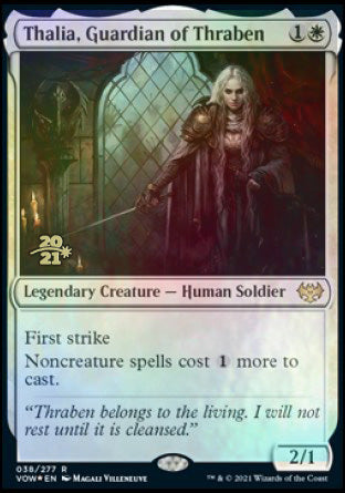 Thalia, Guardian of Thraben [Innistrad: Crimson Vow Prerelease Promos] | Clutch Gaming