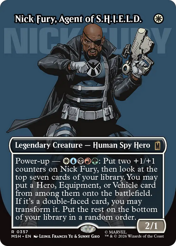 Nick Fury, Agent of S.H.I.E.L.D. (Borderless) (0357) [Marvel Super Heroes] | Clutch Gaming