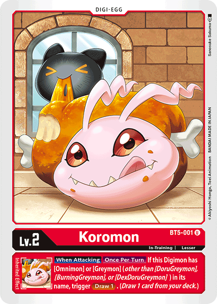 Koromon [BT5-001] [Battle of Omni] | Clutch Gaming