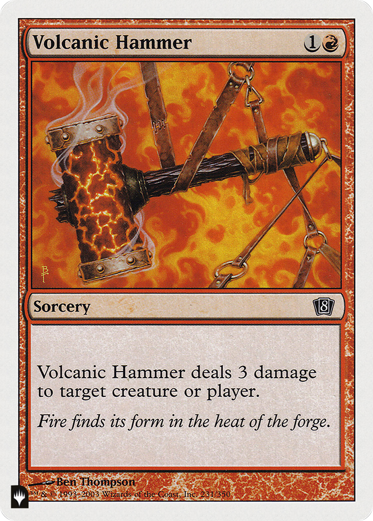 Volcanic Hammer [The List Reprints] | Clutch Gaming