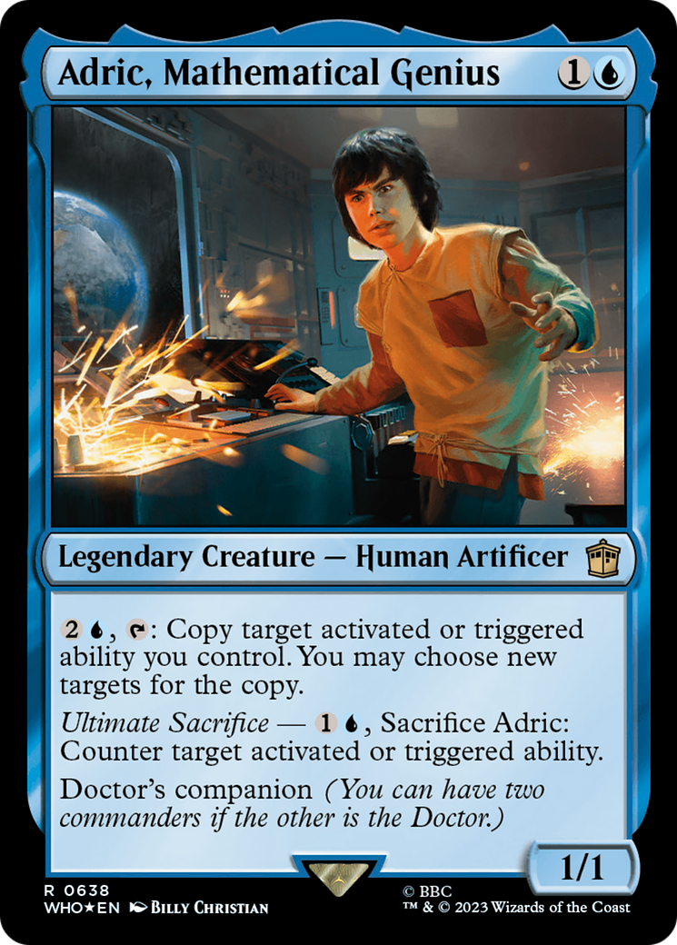 Adric, Mathematical Genius (Surge Foil) [Doctor Who] | Clutch Gaming