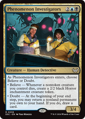 Phenomenon Investigators [Duskmourn: House of Horror Commander] | Clutch Gaming