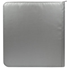 Ultra PRO: 12-Pocket Zippered PRO-Binder (Silver) | Clutch Gaming