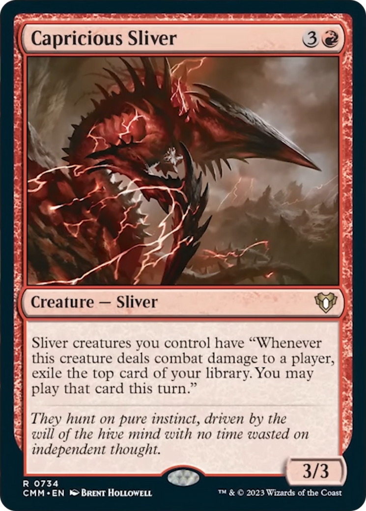 Capricious Sliver [Commander Masters] | Clutch Gaming