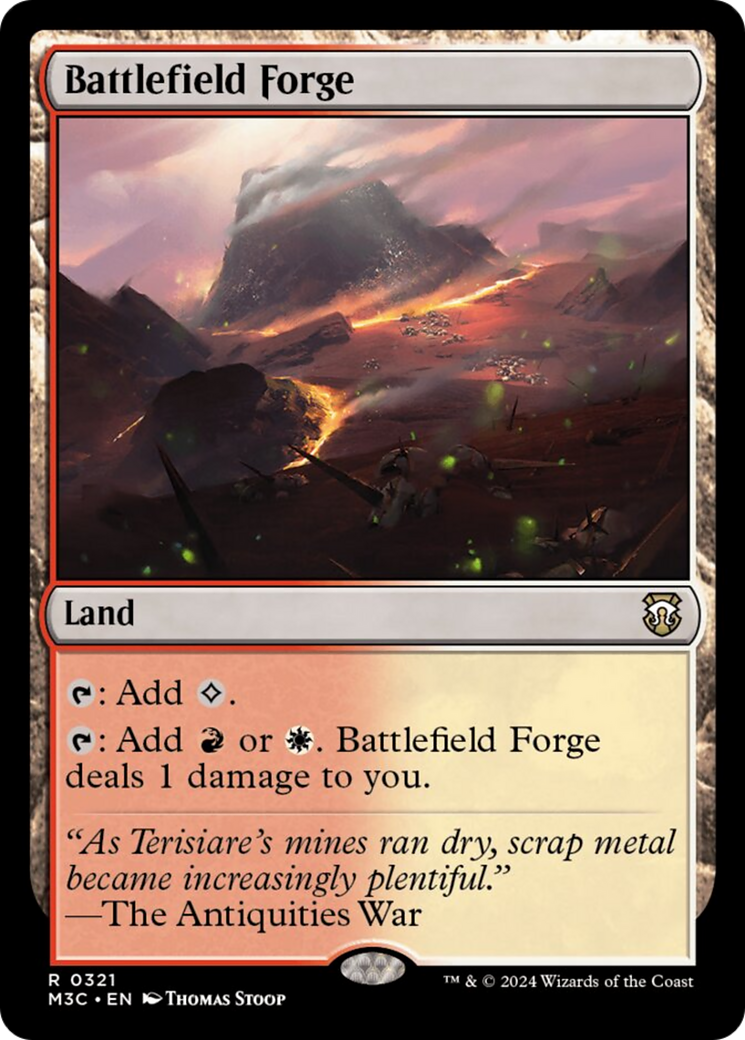 Battlefield Forge (Ripple Foil) [Modern Horizons 3 Commander] | Clutch Gaming