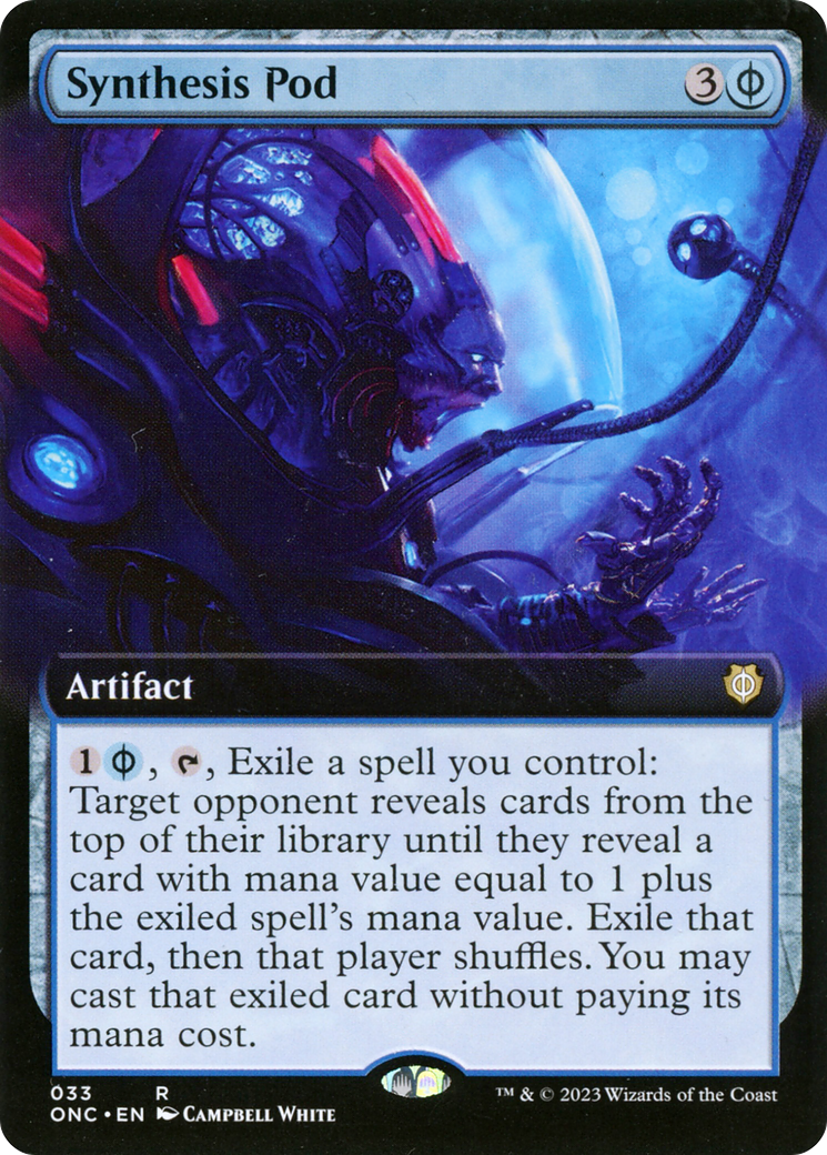 Synthesis Pod (Extended Art) [Phyrexia: All Will Be One Commander] | Clutch Gaming