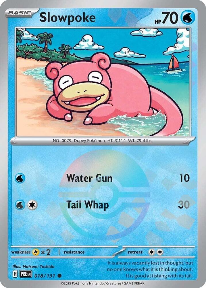 Slowpoke (018/131) (Poke Ball Pattern) [Scarlet & Violet: Prismatic Evolutions] | Clutch Gaming