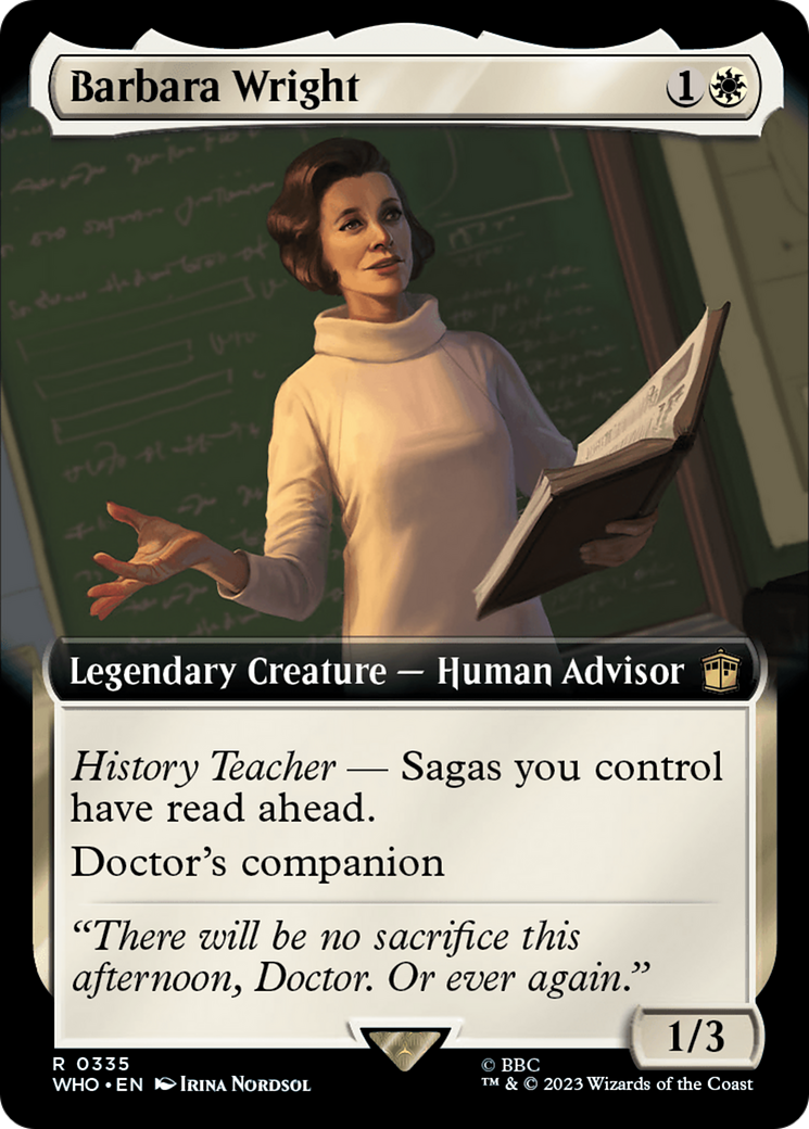 Barbara Wright (Extended Art) [Doctor Who] | Clutch Gaming