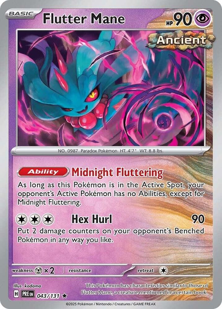 Flutter Mane (043/131) [Scarlet & Violet: Prismatic Evolutions] | Clutch Gaming