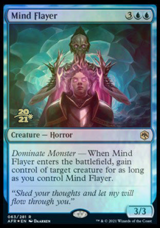 Mind Flayer [Dungeons & Dragons: Adventures in the Forgotten Realms Prerelease Promos] | Clutch Gaming