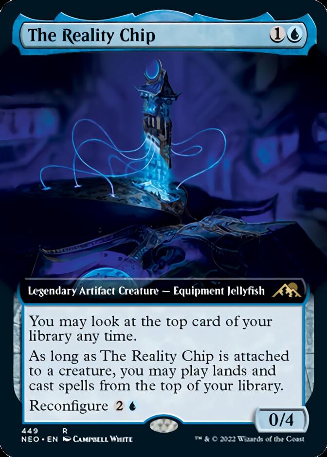 The Reality Chip (Extended Art) [Kamigawa: Neon Dynasty] | Clutch Gaming