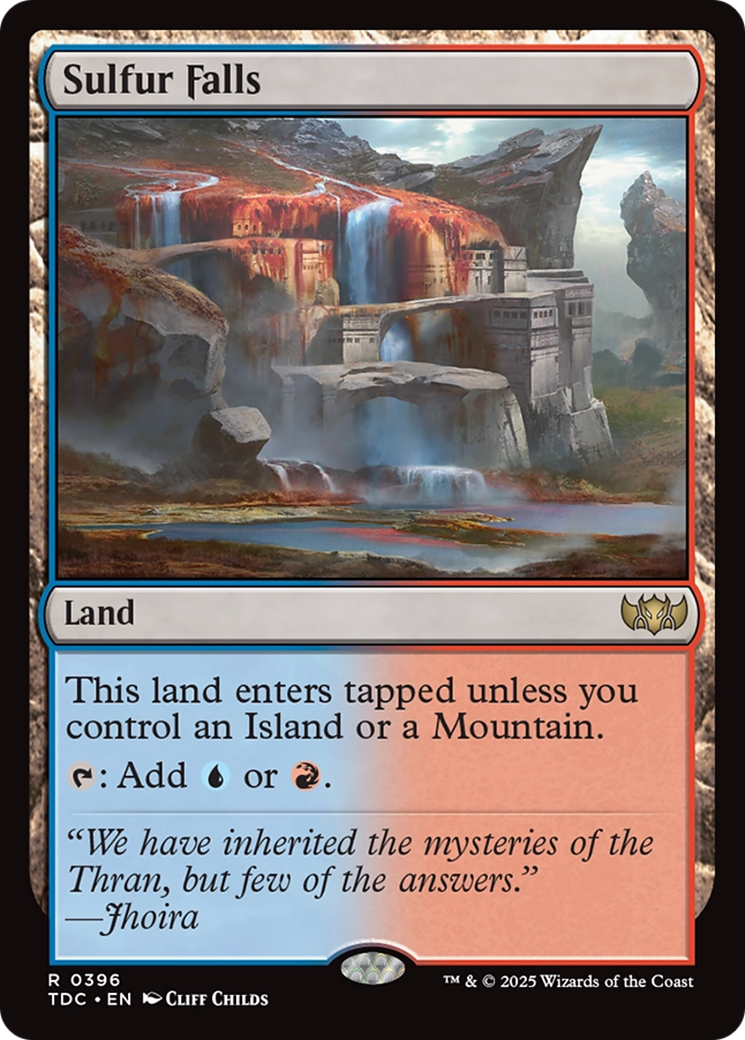 Sulfur Falls [Tarkir: Dragonstorm Commander] | Clutch Gaming