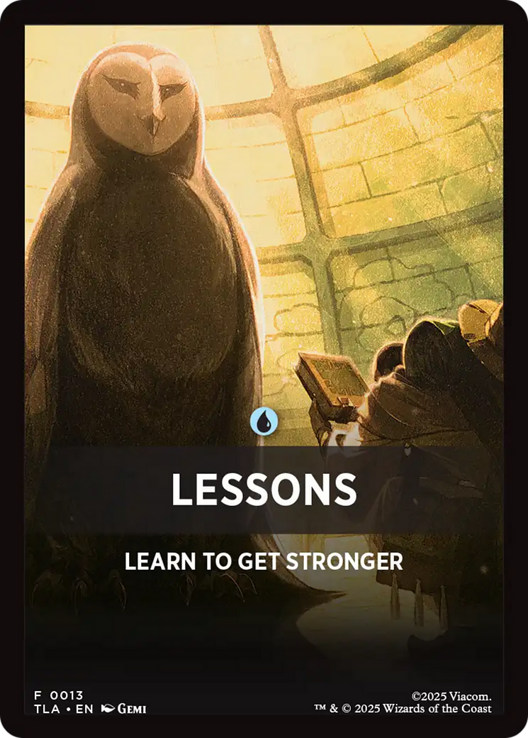 Lessons Theme Card [Avatar: The Last Airbender Tokens] | Clutch Gaming