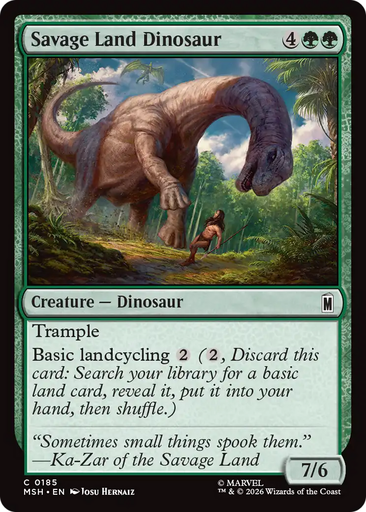 Savage Land Dinosaur [Marvel Super Heroes] | Clutch Gaming