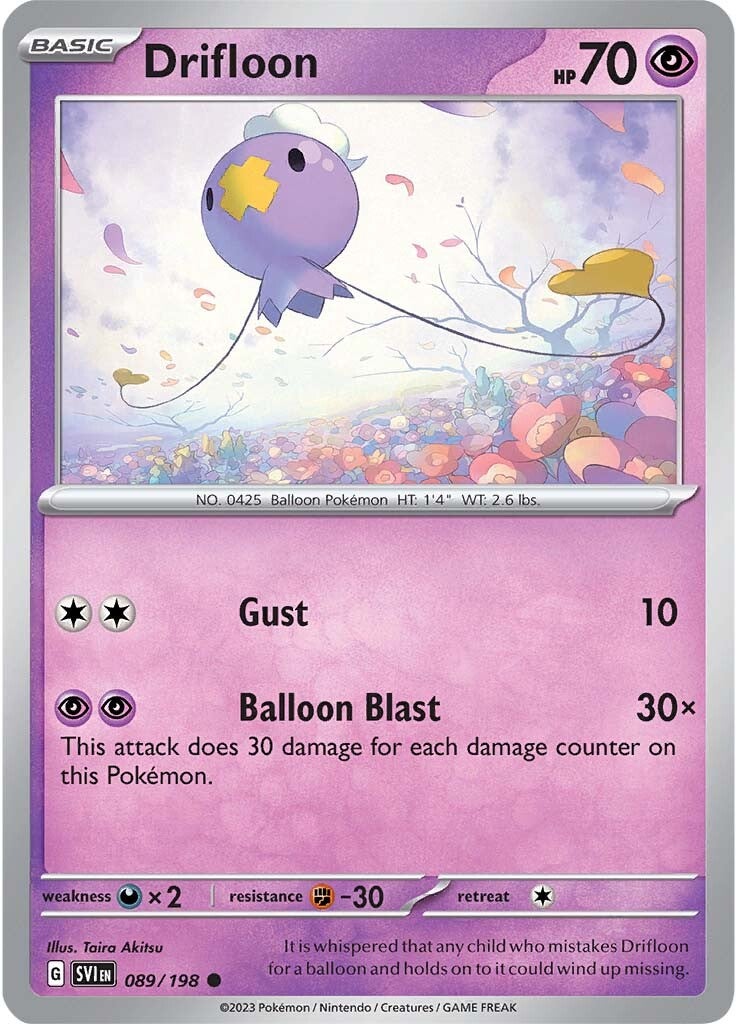 Drifloon (089/198) [Scarlet & Violet: Base Set] | Clutch Gaming