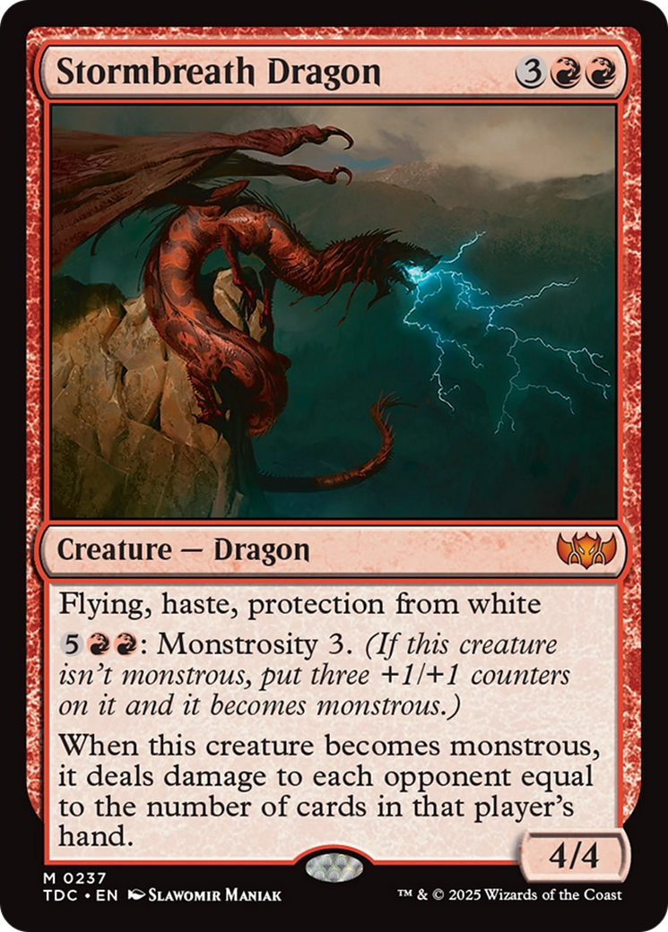 Stormbreath Dragon [Tarkir: Dragonstorm Commander] | Clutch Gaming