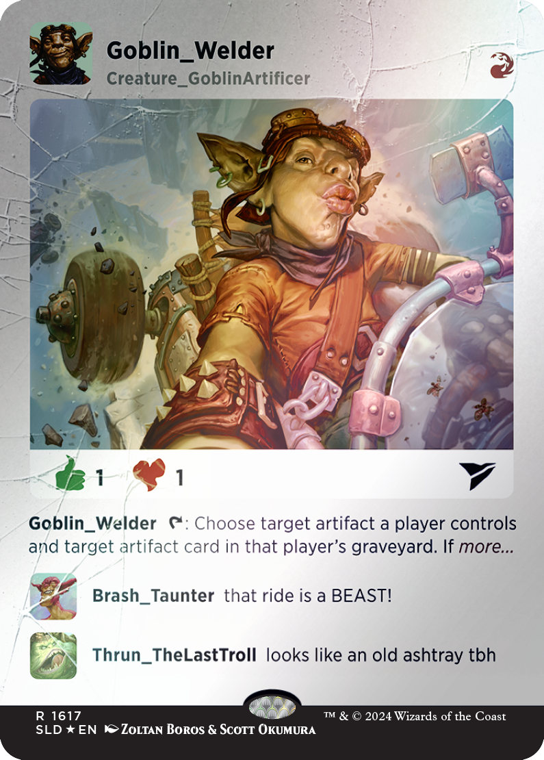 Goblin Welder (Rainbow Foil) [Secret Lair Drop Series] | Clutch Gaming