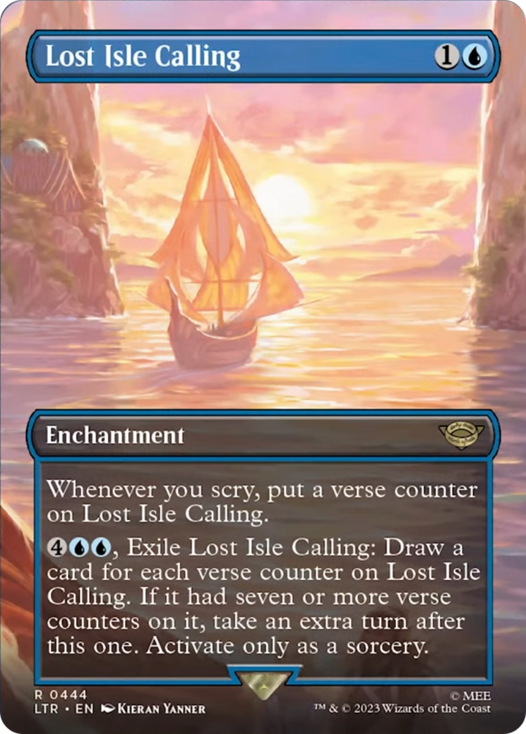 Lost Isle Calling (Borderless Alternate Art) [The Lord of the Rings: Tales of Middle-Earth] | Clutch Gaming