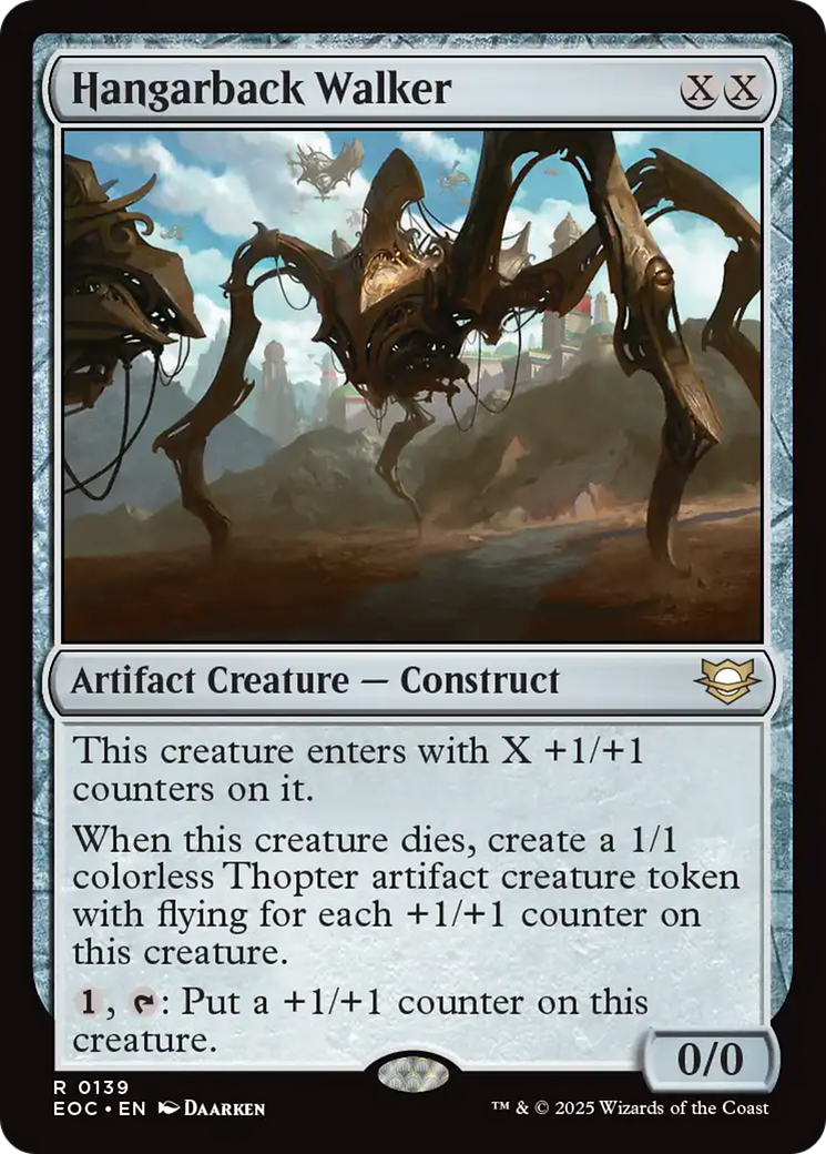 Hangarback Walker [Edge of Eternities Commander] | Clutch Gaming
