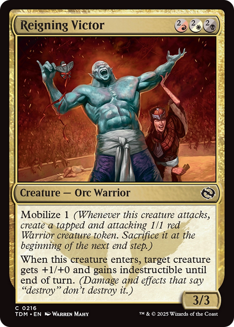 Reigning Victor [Tarkir: Dragonstorm] | Clutch Gaming